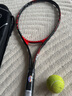 红双喜网球拍对拍套装附网球回弹训练器手胶拍包铝合金双拍EG200黑白/黑红 实拍图