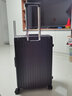 CROSSGEAR瑞士行李箱铝框可登机拉杆箱男轻商务出差登机箱女学生旅行密码箱 商务黑卡扣装多不爆托运无忧 26英寸 长途返程旅行搬家 实拍图