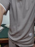 短袖T恤套装男华夫格短袖短裤男女情侣套装青少年运动服男士套装夏季休闲帅气薄款夏天男生学生版一套衣服 TZ9051灰杏色套装 37 4XL 175斤-185斤 实拍图