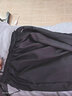 轩莱雅休闲裤子男春夏新款垂感西装裤韩版潮流宽松直筒裤青年运动九分裤 黑色+黑色 2XL 【建议130-140斤】 实拍图