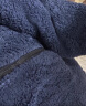 红豆居家睡衣男秋冬季法兰绒男士家居服拉链款套装可外穿 男-暗夜蓝185 实拍图