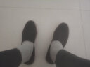 ShanBu春季男鞋帆布鞋男韩版潮流百搭布鞋懒人一脚蹬老北京布鞋男 黑/卡其 42 码 实拍图