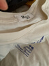 米子旗国潮风短袖t恤女2025新款夏季纯棉半袖宽松版情侣装男 蓝字6915胸前大 杏色 L 110-120斤 实拍图