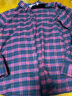无印良品（MUJI） 女式 法兰绒 衬衫 长袖休闲格子纯棉全棉 BCB40C2A 暗红色格纹 S (155/80A) 晒单实拍图