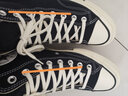 匡威（Converse）经典款男女鞋三星标1970s休闲鞋情侣帆布鞋百搭黑高帮162050C 162050C 高帮黑色 现货 41 实拍图