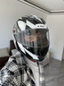 LS2摩托车头盔男女全盔四季赛车防雾3C跑盔卡丁车四季安全帽FF358 黑白弹道(赠防雾贴+头套) XXL(建议59-60头围） 实拍图