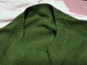 哥弟真的好圆领针织打底纯羊绒衫女毛衣A300341 橄榄绿 S(2码) 实拍图