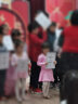 铁箭（TIEJIAN） 儿童舞蹈服女童芭蕾舞练功服莱卡棉开档连体服幼儿拉丁舞蹈裙 粉色长袖 3XL (建议身高130cm体重40斤) 实拍图