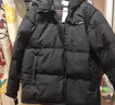 熊猫·本（ben.panda）工装羽绒服男潮流时尚立领加厚保暖户外休闲上衣多穿外套 黑色(防泼水面料） XL 实拍图
