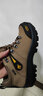 骆驼（CAMEL）户外登山鞋男防滑耐磨减震徒步鞋牛皮鞋冬季低帮男士潮流运动男鞋 A632026015，棕色，男 42 实拍图