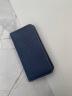 花虎（HANATORA） iPhone14Promax手机套苹果14Plus手机壳真皮翻盖轻奢皮套 深蓝色 iPhone14Pro Max（6.7寸） 晒单实拍图