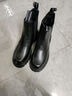 奥尔彼 切尔西靴男高帮马丁靴厚底加绒秋冬皮鞋英伦男士休闲皮靴子 加绒【内增高】 42 实拍图