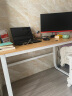 木匠印记电脑桌现代简约家用桌子台式办公书桌简易家用学生学习桌子 白衫木色120cm+电脑椅 实拍图