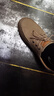 暇步士（Hush Puppies）休闲皮鞋男士软底德比百搭乐福鞋W1D44AM3 灰色 43 实拍图