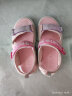 哈比熊童鞋夏季儿童凉鞋女童凉鞋魔术贴沙滩鞋公主鞋 粉红色31码 晒单实拍图
