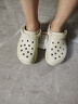 CROCS卡骆驰檀健次同款复古洞洞鞋女鞋厚底老爹鞋小鲸鱼洞洞鞋|206302 骨白色-2Y2(含智必星) 38 (240mm) 实拍图