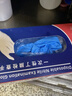 迅力一次性手套丁腈加厚胶皮洗碗家务防水防油食品工业餐饮丁晴手套 丁睛蓝色/加厚耐用【100只】 M（中号） 实拍图