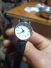 依伦（EREN）女士手表时尚石英女表小表盘超薄皮带女式款学生手表女生韩版防水腕表 358596黑皮带玫瑰金白面 实拍图