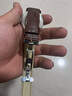 istrap真皮表带男女士牛皮表链适用天梭力洛克1853浪琴天王dw精工西铁城卡西欧海鸥飞亚达阿玛尼手表带 棕色同色线丨银色拉式蝴蝶扣 21mm 实拍图
