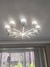 珺蒂北欧现代简约客厅吊灯全屋灯具套餐轻奢大气餐厅卧室灯网红灯饰 灯臂发光10头-无极调光 实拍图
