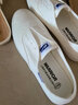 回力 Warrior 帆布鞋女鞋夏百搭小白鞋透气懒人鞋一脚蹬ins女原宿风单鞋布鞋 WXY-A446T 白色 42 实拍图