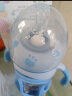欧贝妮吸管奶瓶 宽口径玻璃奶瓶  婴儿奶瓶手柄6个月1-3岁以上 实拍图