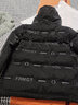 啄木鸟羽绒服男冬季新款鸭绒防寒服加厚时尚休闲中青年免洗连帽保暖外套 黑色 2XL【建议115-135斤】 实拍图