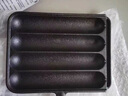 五人行铸铁烤肠锅家用烤肠神器烤年糕烤羊肉串烤面筋烤肠模具户外烤肠盘 防溢油正形烤肠盘（油刷+竹签） 实拍图