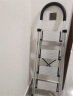 杜邦（DUPONT）梯子家用折叠铝合金梯加厚人字梯多功能登高梯爬步安全梯扶梯楼梯 银色五步铝梯 实拍图