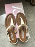 73Hours明星同款女鞋跳进假日2025夏季新款平底休闲夹趾凉鞋女外穿人字拖 米白 36 实拍图