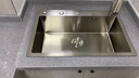 松派厨房水槽304不锈钢水槽双改大单槽水池盆洗菜盆台下盆洗碗槽 右排0涂层+抽拉龙头 680*450mm【国标SUS304假一赔十】 实拍图