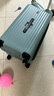 爱可乐（Echolac）超大容量拉杆箱方形旅行箱TSA密码锁箱行李箱PC183K蓝色28吋 实拍图