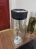 万象（WANXIANG）玻璃杯V21L商务办公泡茶杯礼盒装410ML双层高硼硅家用便携水杯 晒单实拍图
