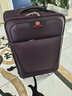 SHENGSHISABER盛世瑞士军刀商务拉杆箱牛津布旅行箱男学生行李箱女大容量箱出国 紫色 20英寸 实拍图