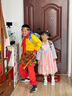 卡梵黎（kafanli）儿童孙悟空演出服全套齐天大圣美猴王童装猴子服西游记孙行者衣服 悟空衣服 图上有的都包含 160 cm 实拍图