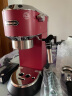 Delonghi 德龙半自动咖啡机 家用办公室 泵压式EC680升级款EC685 意式浓缩奶泡 EC685红色 实拍图
