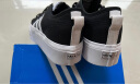 adidas NIZZA PLATFORM厚底增高运动帆布鞋女子阿迪达斯三叶草 一号黑/白/FV5321 37(230mm) 晒单实拍图