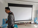 艾瑞尔投影幕布 电动遥控拉线幕 【上门安装】遥控升降超短焦激光电视中长焦投影仪高清4K坚果极米爱普生 【遥控款】8K白软幕[16：9] 120英寸 实拍图