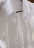 FitonTon法式衬衫女2023夏季白色设计感韩版职业面试通勤短袖衬衣 L 晒单实拍图
