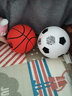 哈哈球儿童玩具篮球户外拍拍球0-6岁皮球亲子互动婴儿球生日新年礼物 H2828篮+足球2个装 实拍图