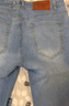 真维斯（Jeanswest）夏季薄款牛仔裤男冰丝修身直筒潮牌男裤新款弹力男士长裤子 蓝色+深蓝色 34 码 实拍图
