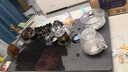 石匠同丰 整套乌金石茶盘紫砂茶具套装 带全自动电热水壶功夫茶台茶海 茶杯茶壶电磁炉茶托盘套装 拾心-底部上水玻璃套装 100*50*3cm 实拍图