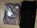 木林森（MULINSEN）品牌运动裤男春秋季纯色棉质加绒厚收口裤子男士束脚休闲跑步长裤 深灰拉链口袋-加绒加厚 4XL 实拍图