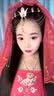 宜品达新娘红盖头结婚半透明头纱秀禾服苏绣蒙头喜帕中式婚礼红色头巾 80*80cm【凰飞凤舞】红盖头1条 实拍图