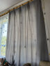 诺罗 窗帘成品灰色简约卧室客厅办公室落地窗飘窗高遮光夏季防晒隔热 灰色布普通挂钩 宽2米*高2.5米/1片 晒单实拍图