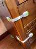 贝得力（BEIDELI)婴幼儿童安全锁扣抽屉锁柜子柜门锁冰箱锁多功能安全锁防夹手6个装 实拍图