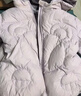 戴维贝拉（DAVE＆BELLA）白鸭绒儿童羽绒服连帽女童上衣宝宝衣服洋气小童外套新款冬装 奶油杏色【现货】 110 cm（建议身高100-110cm） 实拍图