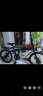 永久20英寸禧玛诺转把7速折叠自行车双碟刹女式成人学生城市单车 黛蓝 实拍图