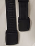 战术鸟帆布皮带男户外速干尼龙腰带休闲女无铁防金属过敏塑料扣头过安检 F20 - 黑色(汉纹腰带) 130cm 实拍图