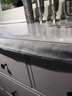 艺航优品【桌垫无味环保餐桌布水晶板PVC软玻璃防水防烫防油透明磨砂茶几 食品级磨砂2.0mm 90*160cm 实拍图